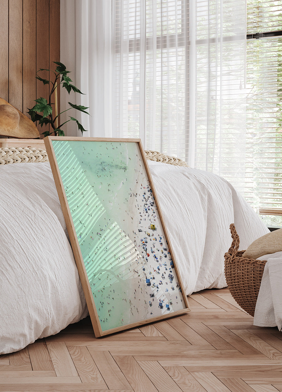 Poster mit Aktivitäten zum Strandtag - Posterbox.dk