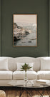 Poster „Coastal Village Tranquility“ - Posterbox.dk