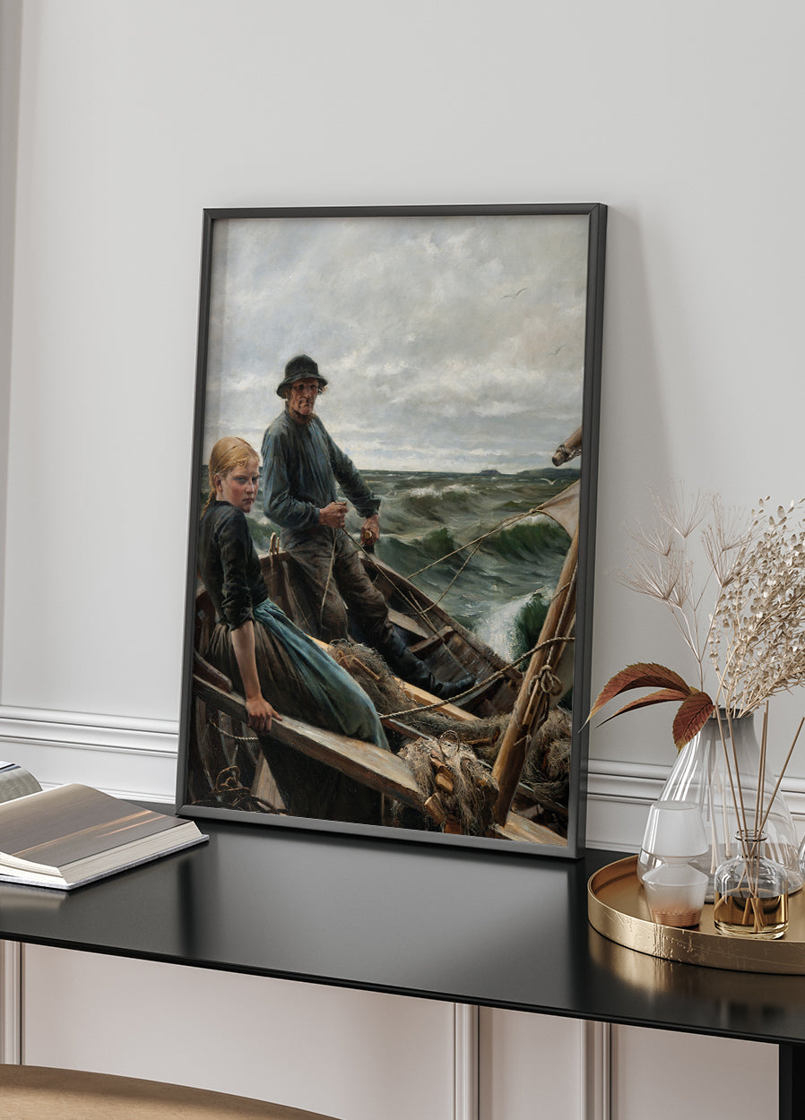 At Sea von Albert Edelfelt Poster - Posterbox.dk