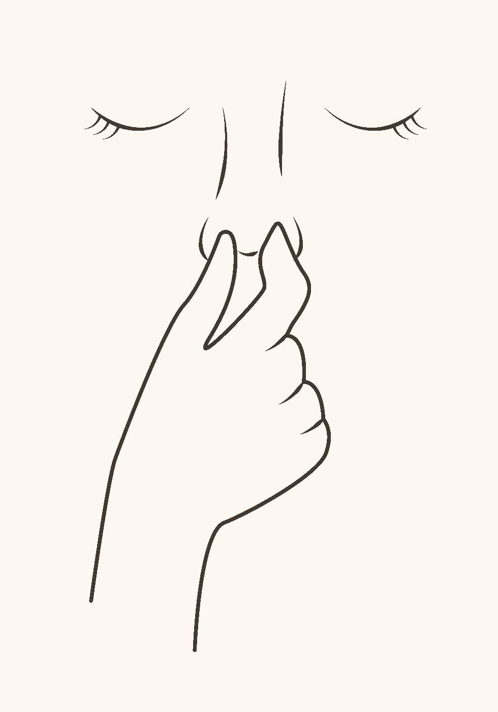 Humorvolles Poster „Bad Smell“ - Posterbox.dk