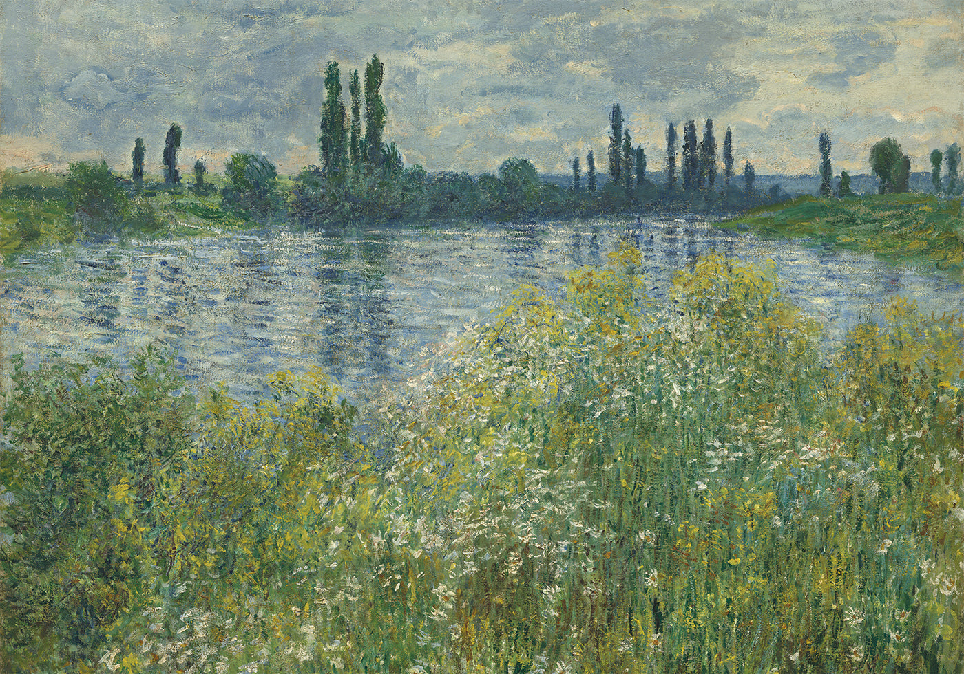 Ufer der Seine von Claude Monet Poster - Posterbox.dk