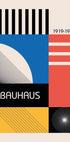 Buntes Bauhaus-Poster - Posterbox.dk