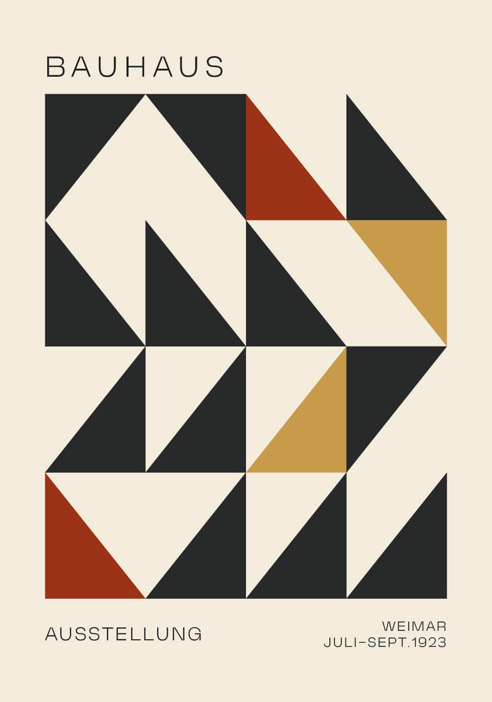 Bauhaus-Nr. 10 Poster - Posterbox.dk