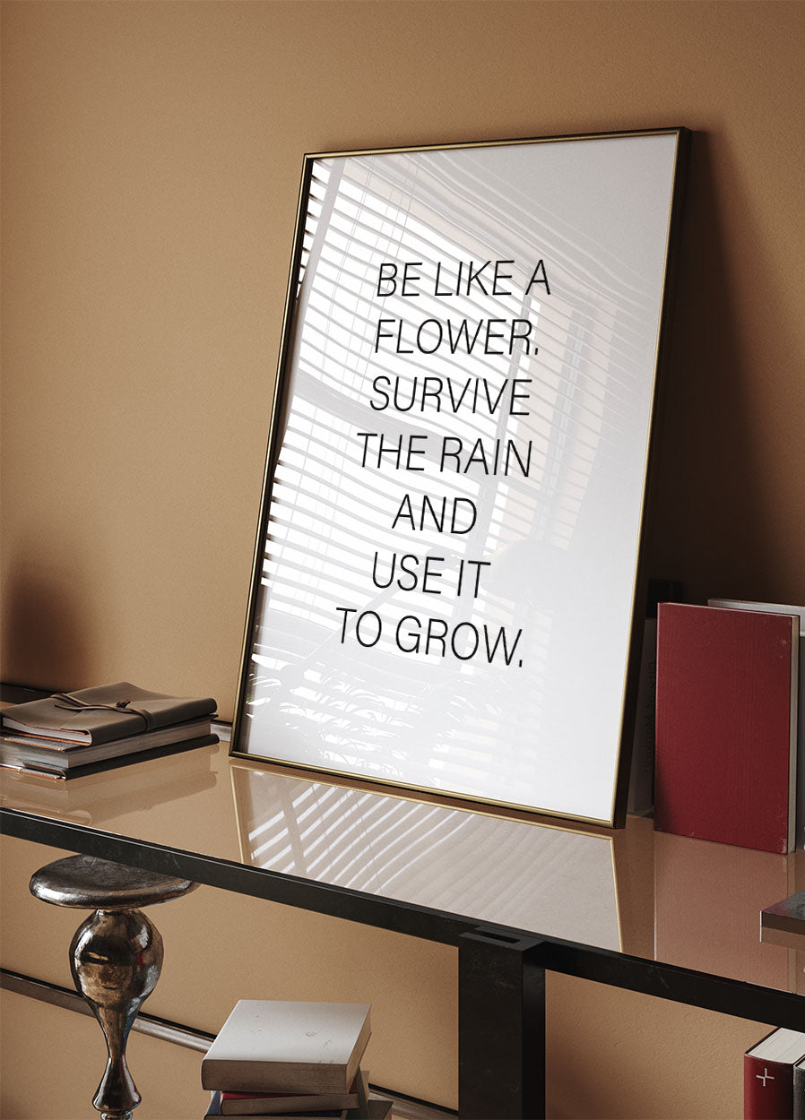 Wie eine Blume Poster - Posterbox.no