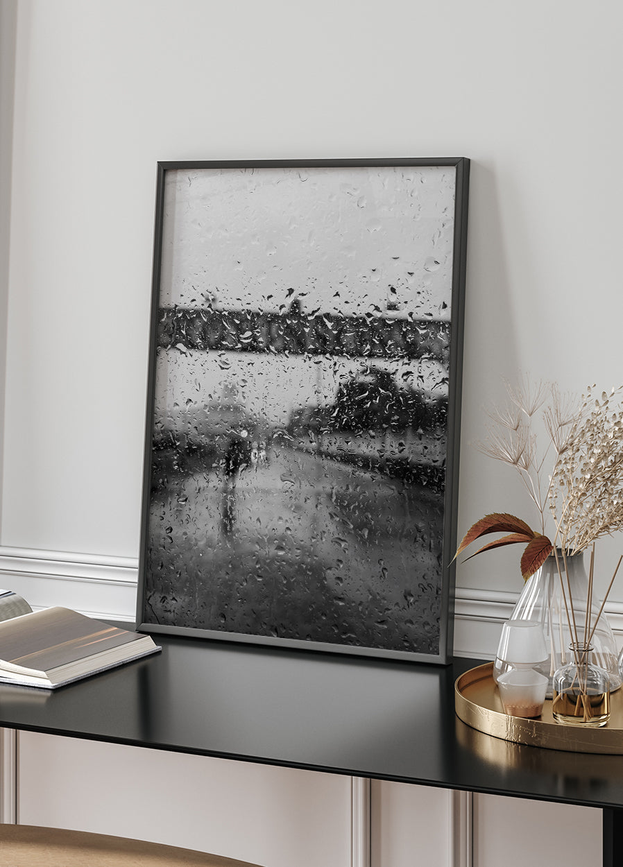 Poster „Hinter Regentropfen“ - Posterbox.dk