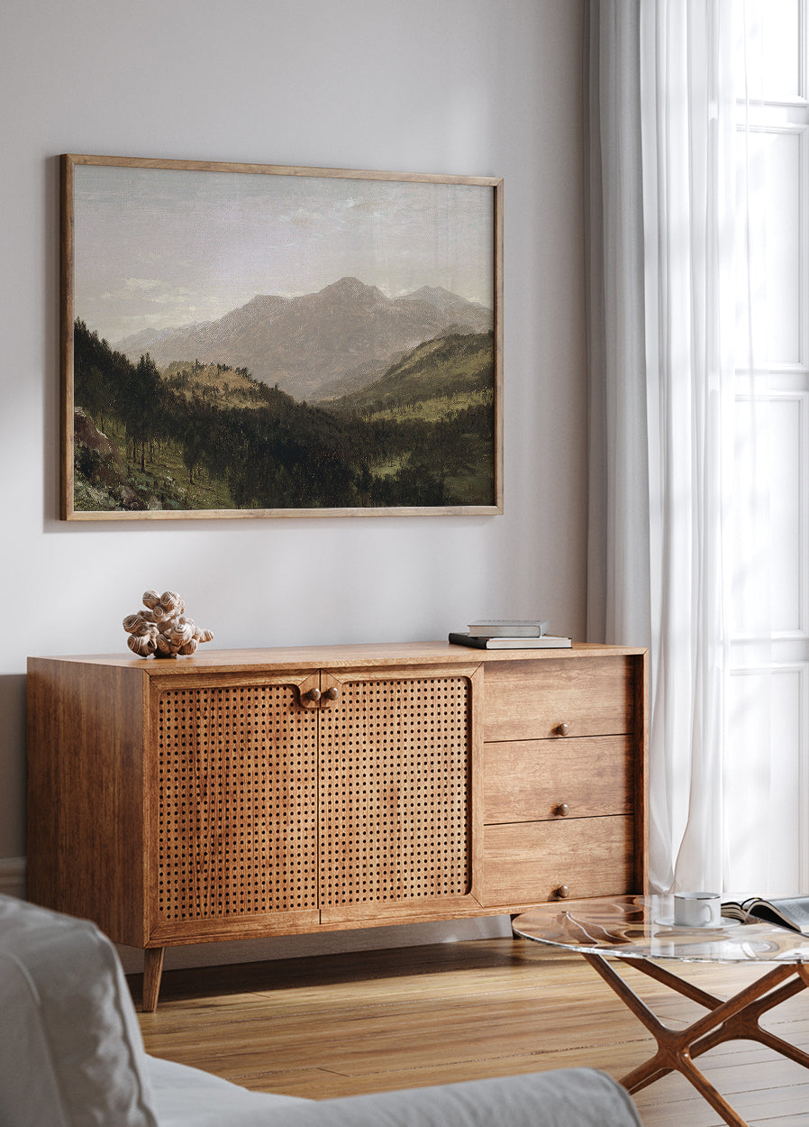 Bergen Park von John Frederick Kensett Poster - Posterbox.dk