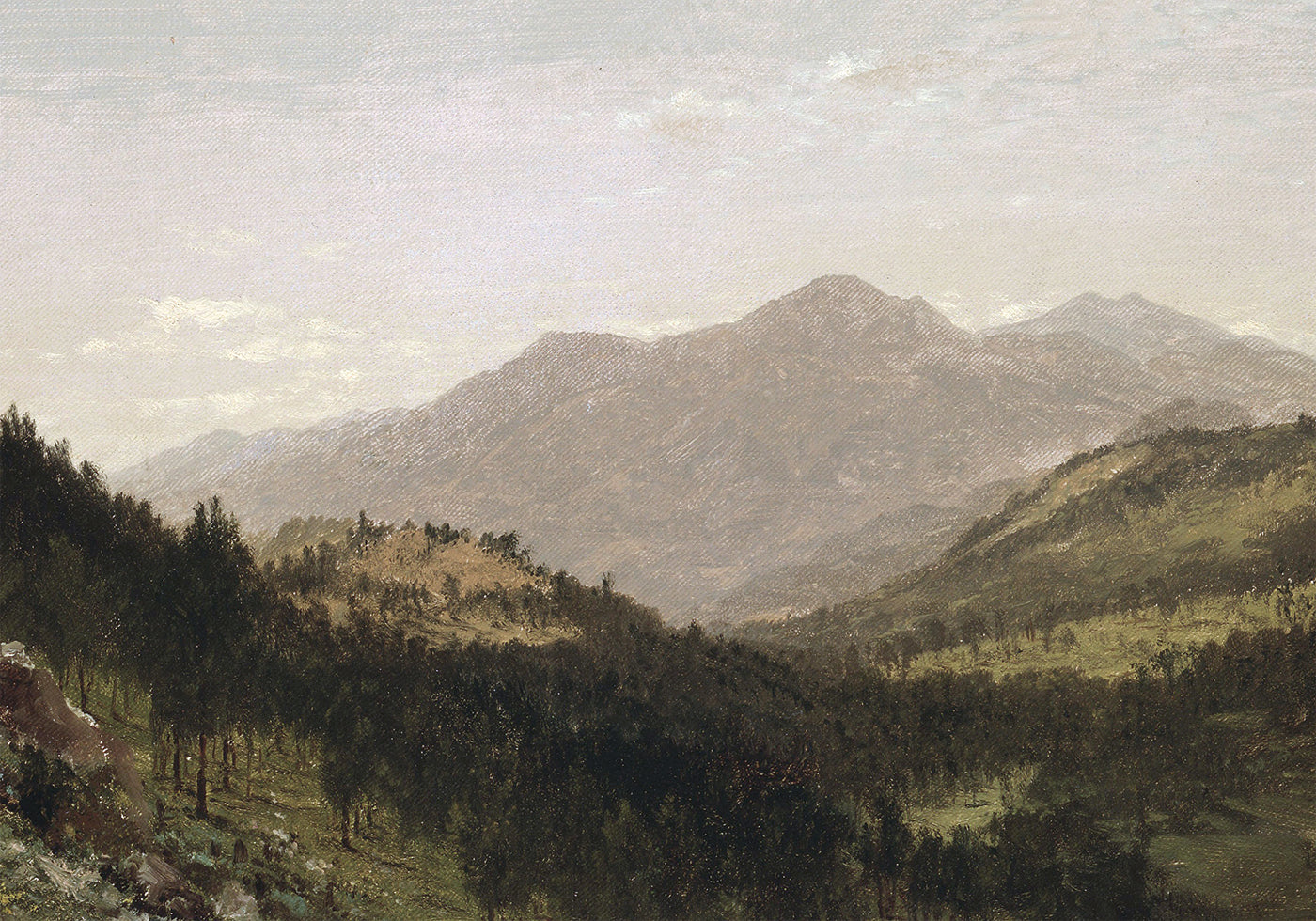 Bergen Park von John Frederick Kensett Poster - Posterbox.dk