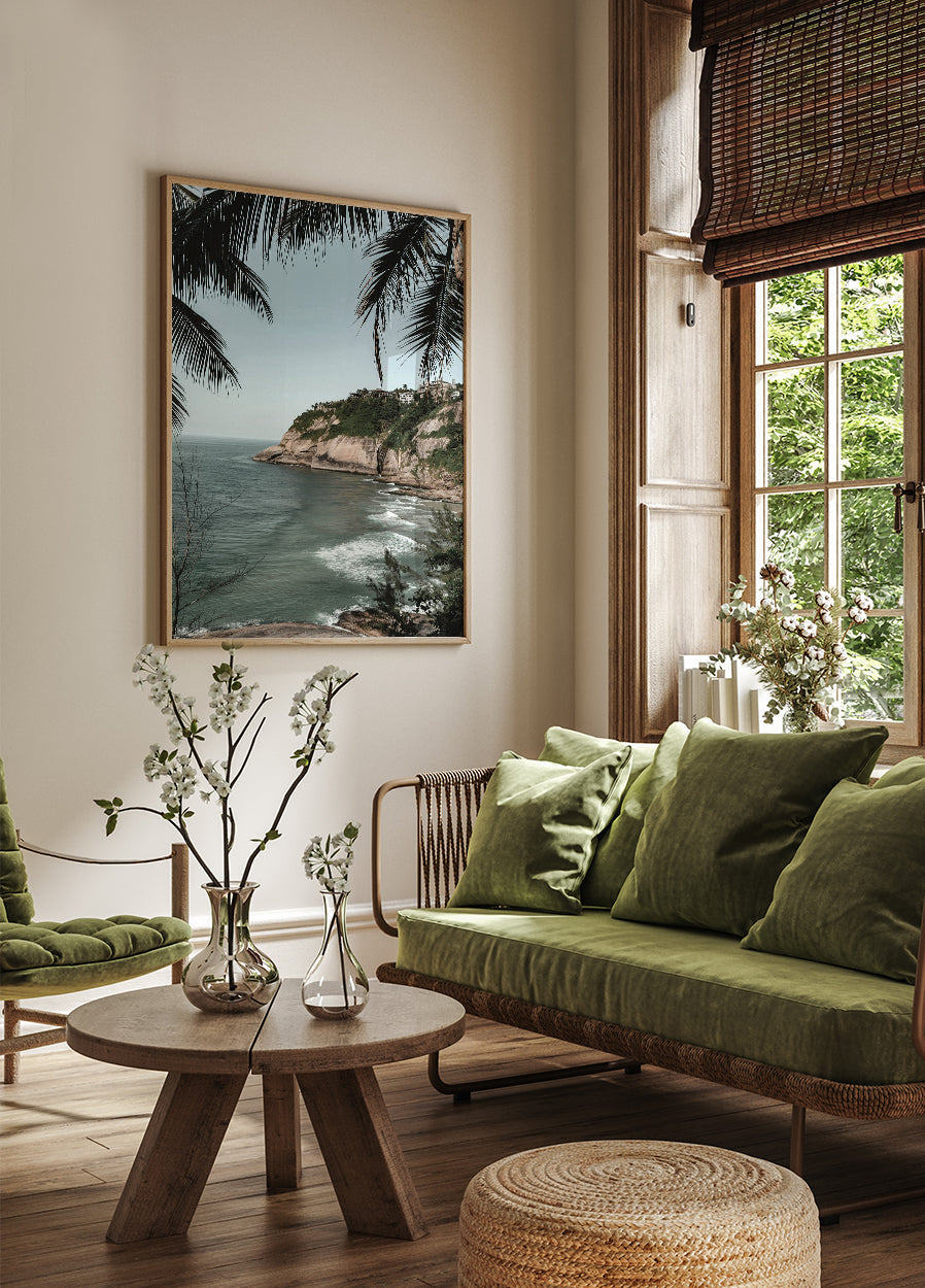 Zwischen Palmblättern Poster - Posterbox.dk