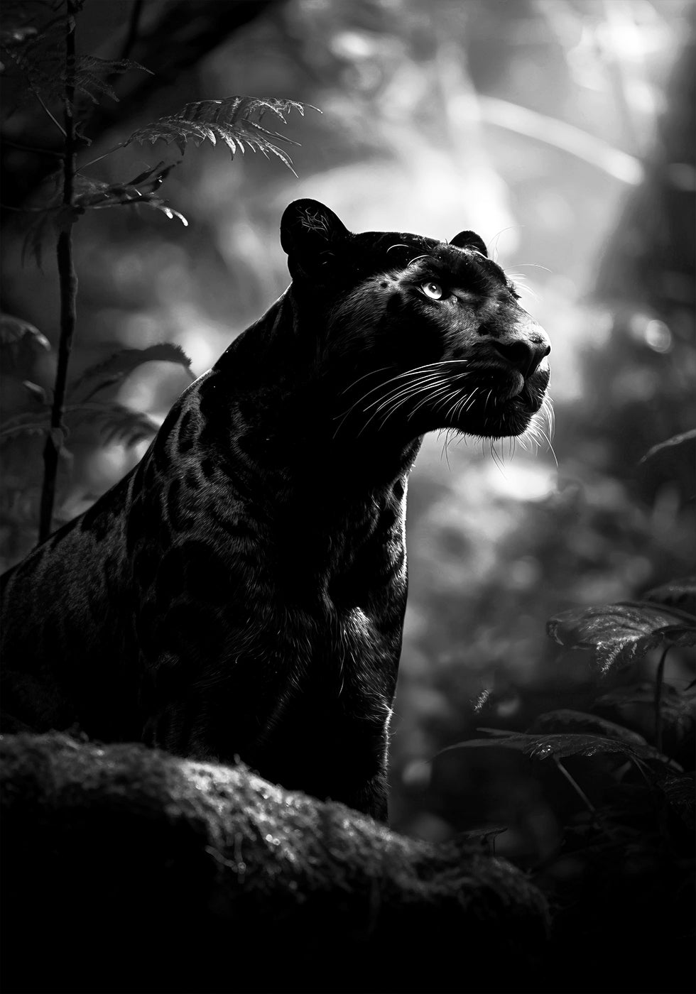 Majestätisches Black Panther Poster