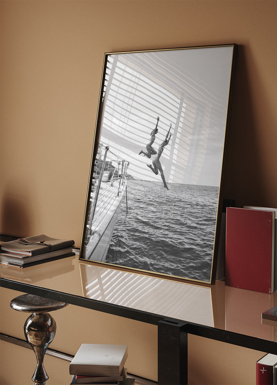 Ocean Jump Segelboot Poster - Posterbox.no