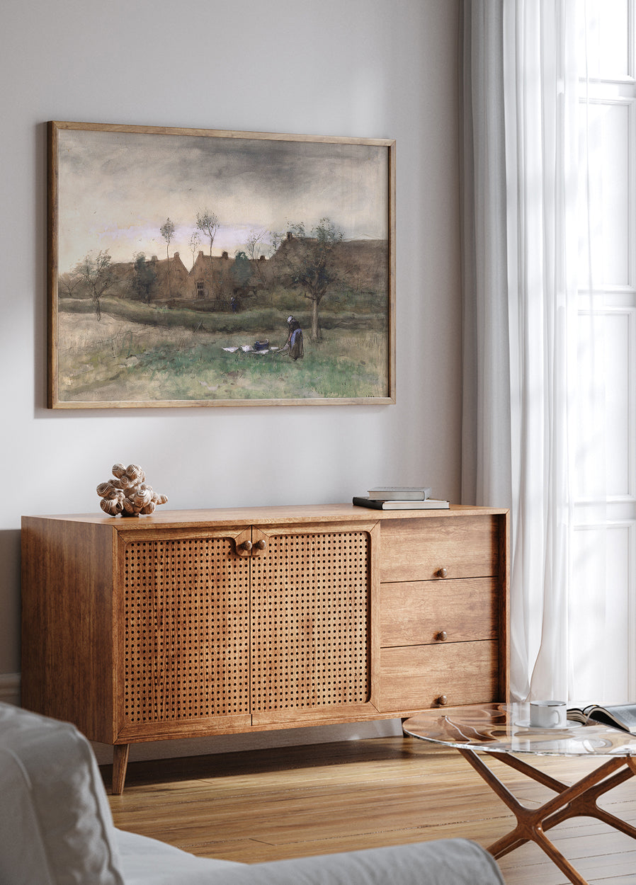 Bleekveldje von Anton Mauve Poster - Posterbox.dk