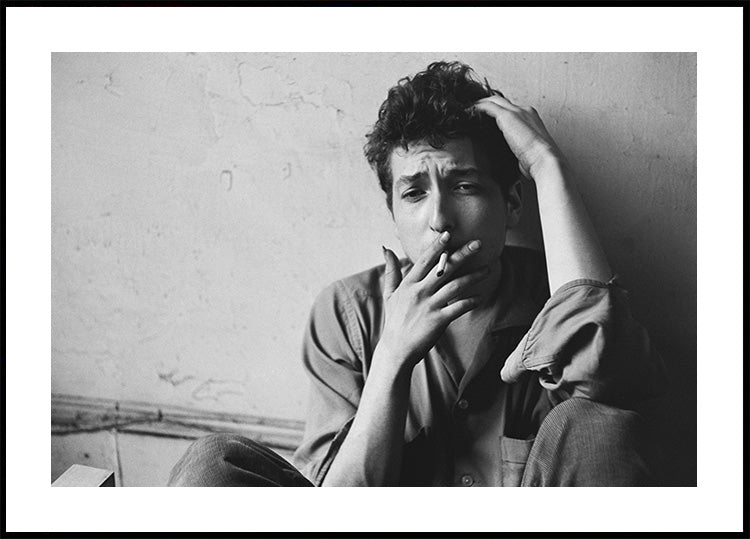 Bob Dylan Young Print Poster - Posterbox.dk