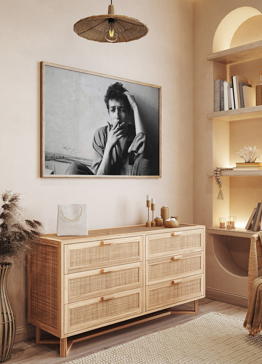 Bob Dylan Young Print Poster - Posterbox.dk