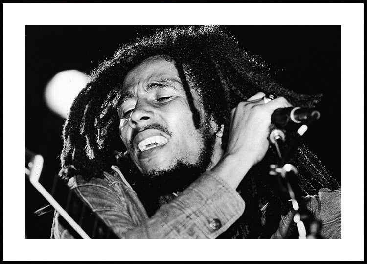 Bob Marley Live Portrait Poster - Posterbox.dk