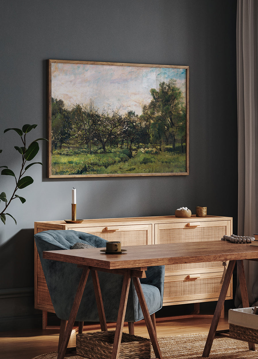 Boomgaard von Charles-François Daubigny Poster - Posterbox.dk