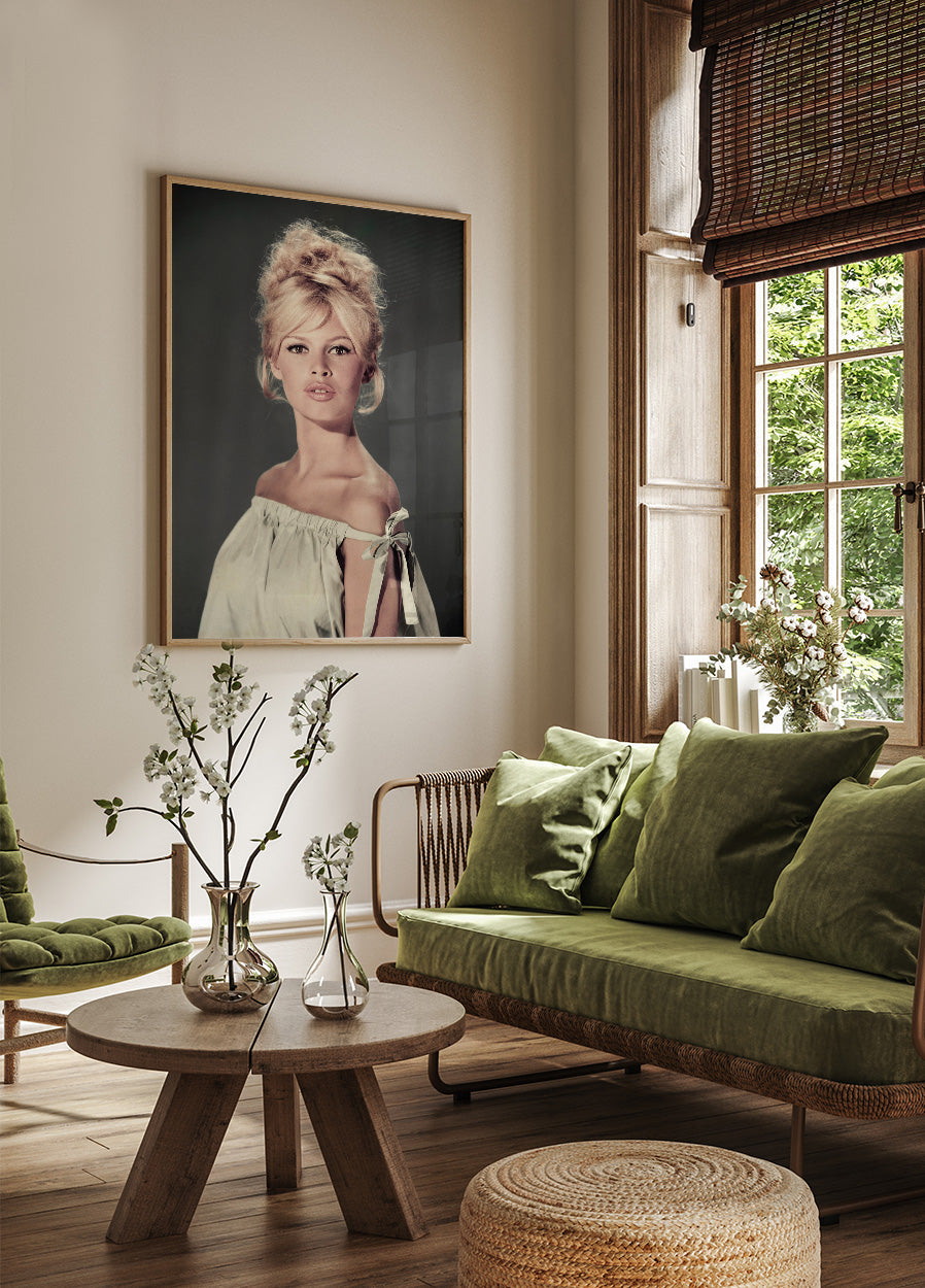 Brigitte Bardot-Portrait-Poster - Posterbox.dk