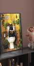 Katze auf Toilette Poster - Posterbox.dk
