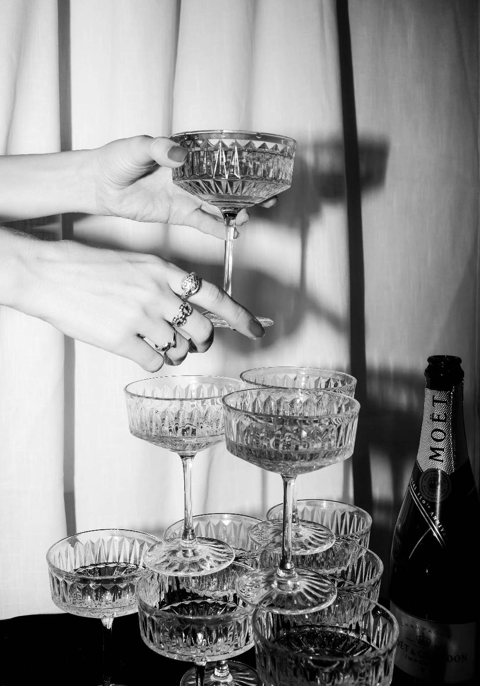 Champagnergläser-Druckposter - Posterbox.no