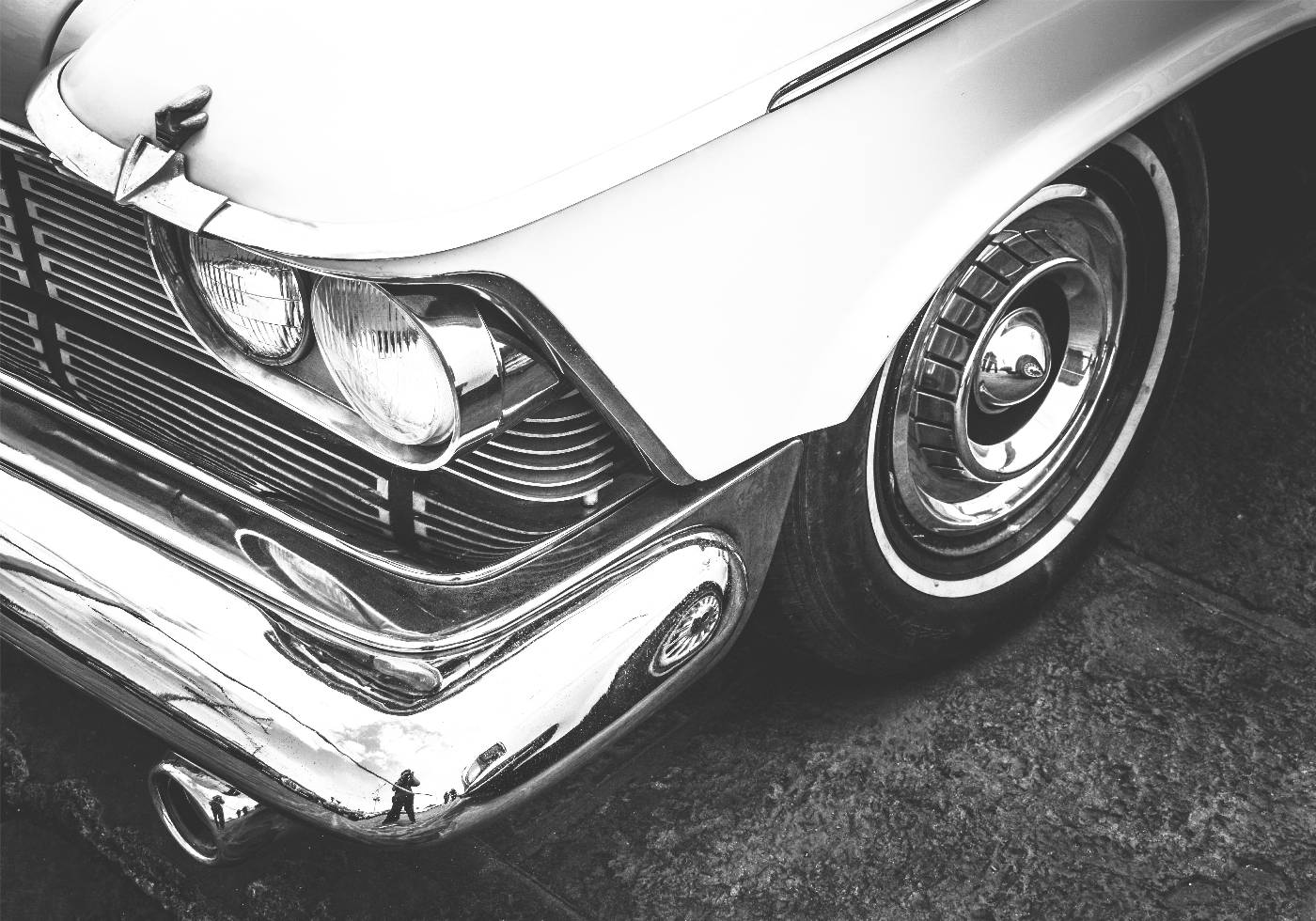 Nahaufnahme eines Oldtimer-Posters - Posterbox.no