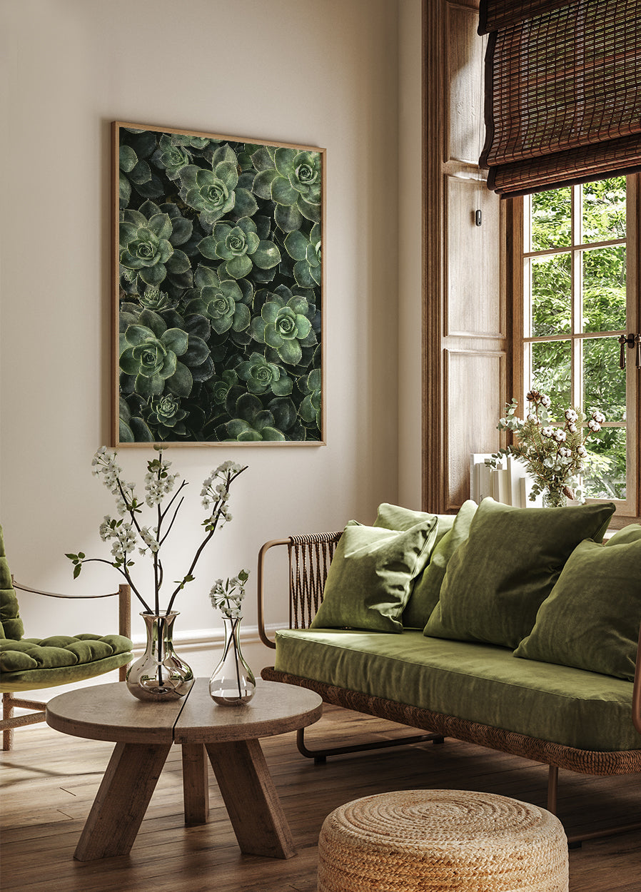 Close Up Green Poster - Posterbox.dk