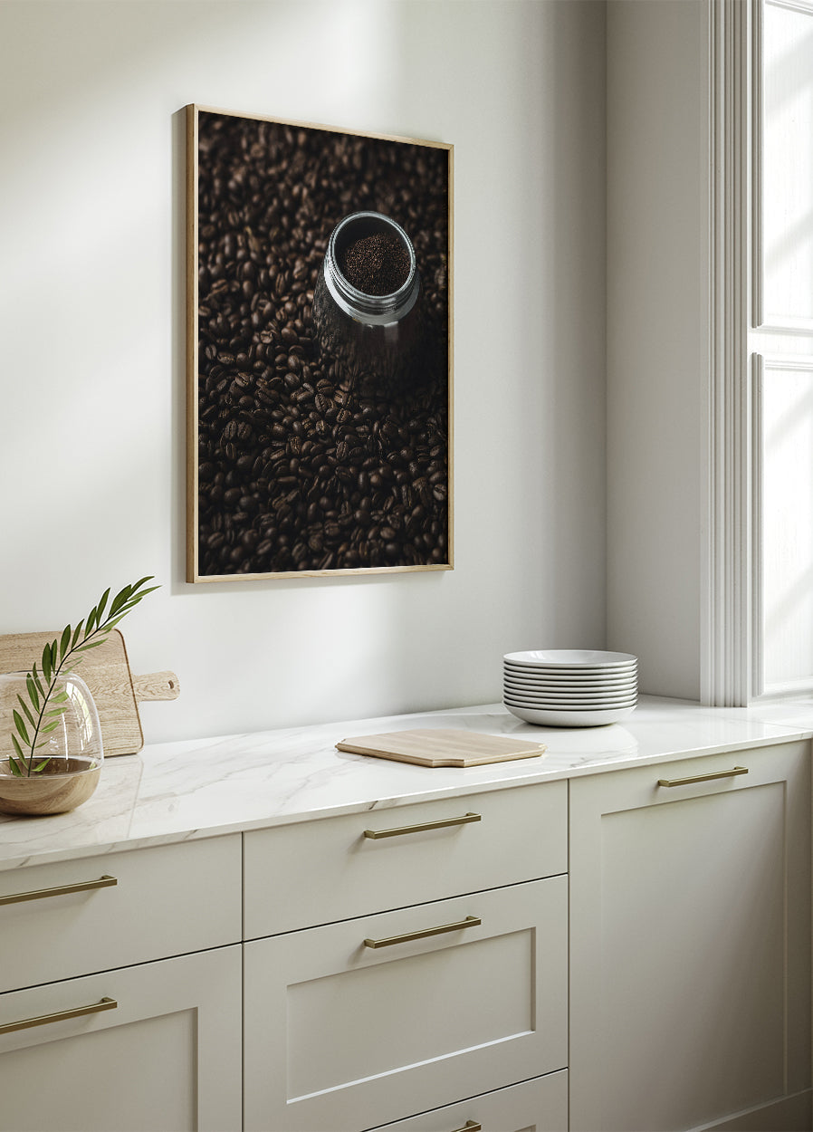 Kaffeebohnen Nr. 1 Poster - Posterbox.dk