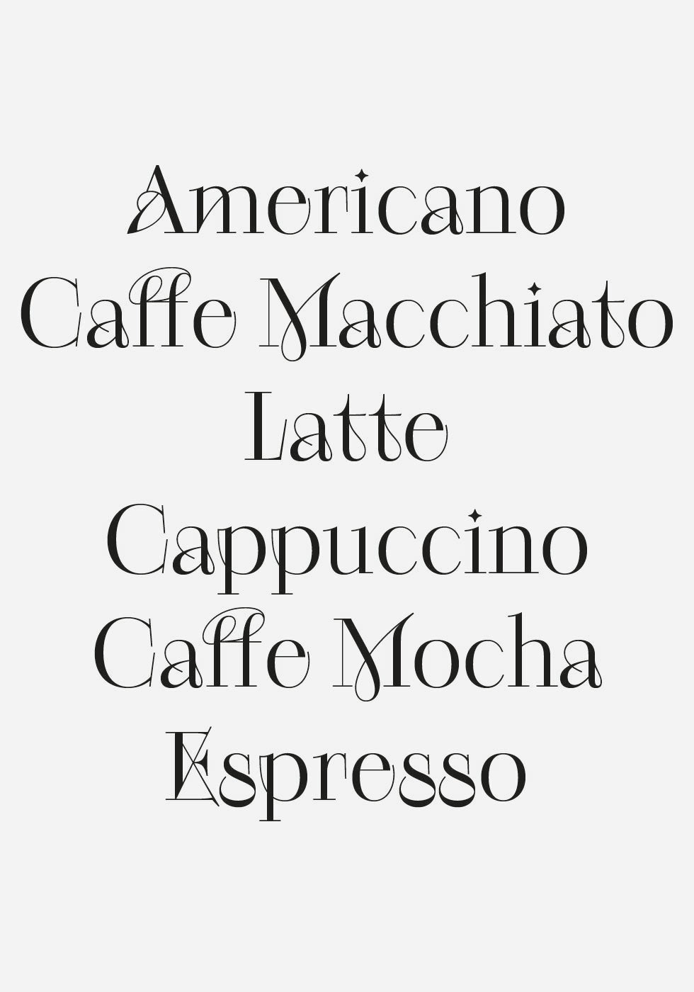 Kaffeegetränke Poster - Posterbox.dk