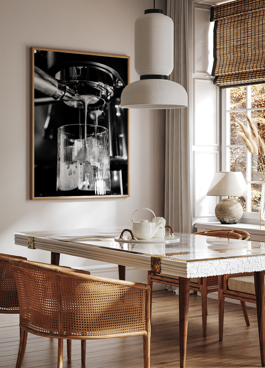 Poster zur Kaffeezubereitungszeit - Posterbox.dk