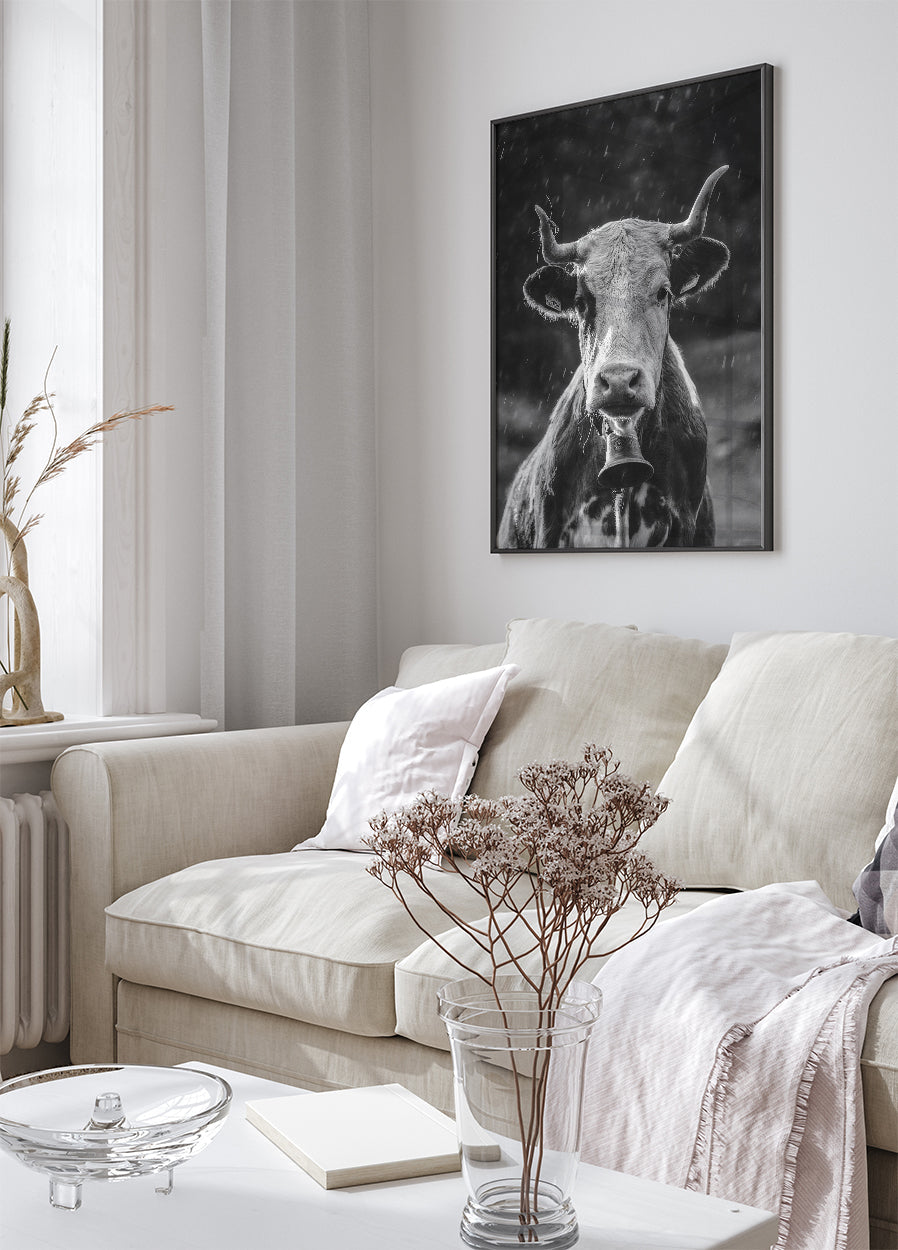 Kuh mit Glocke Poster - Posterbox.dk