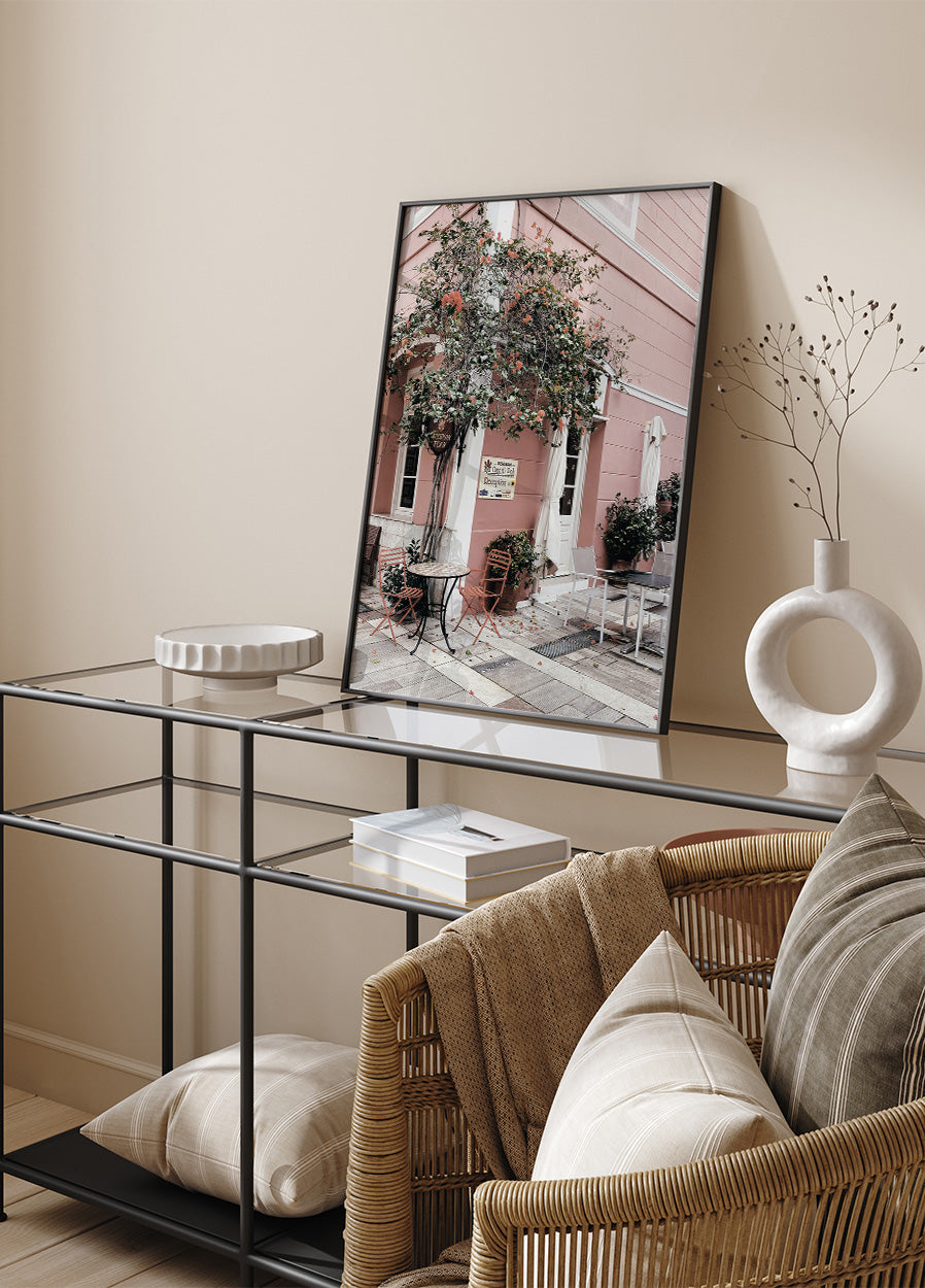 Cozy Streetview On Nafplio Poster - Posterbox.dk