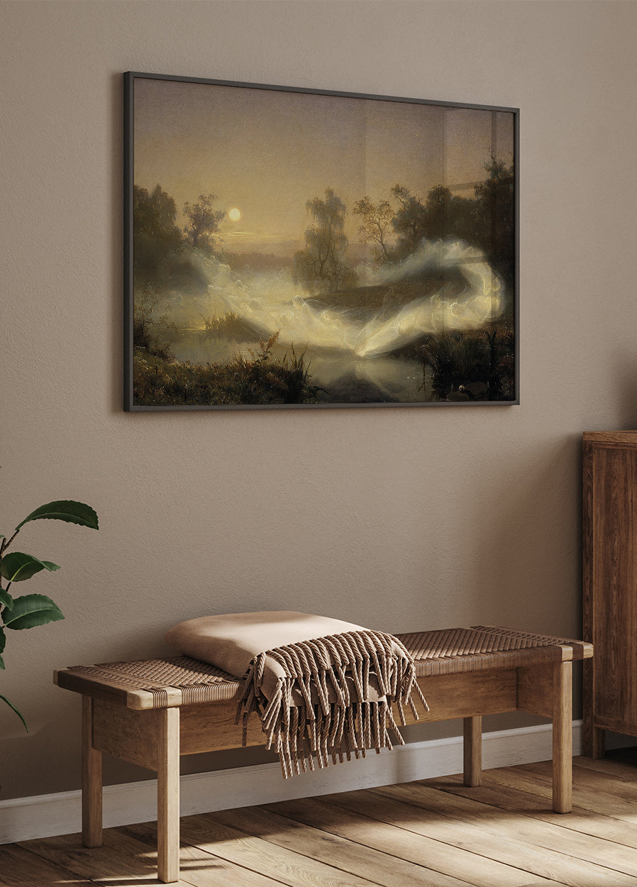 Tanzende Feen von August Malmström Poster - Posterbox.dk