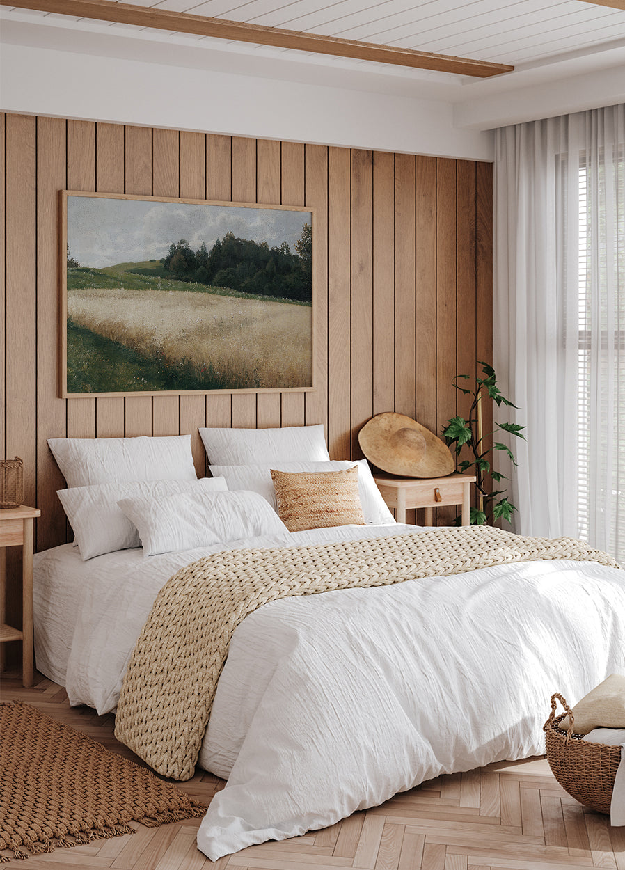 Das Haferfeld von Adolf Kaufmann Poster - Posterbox.dk