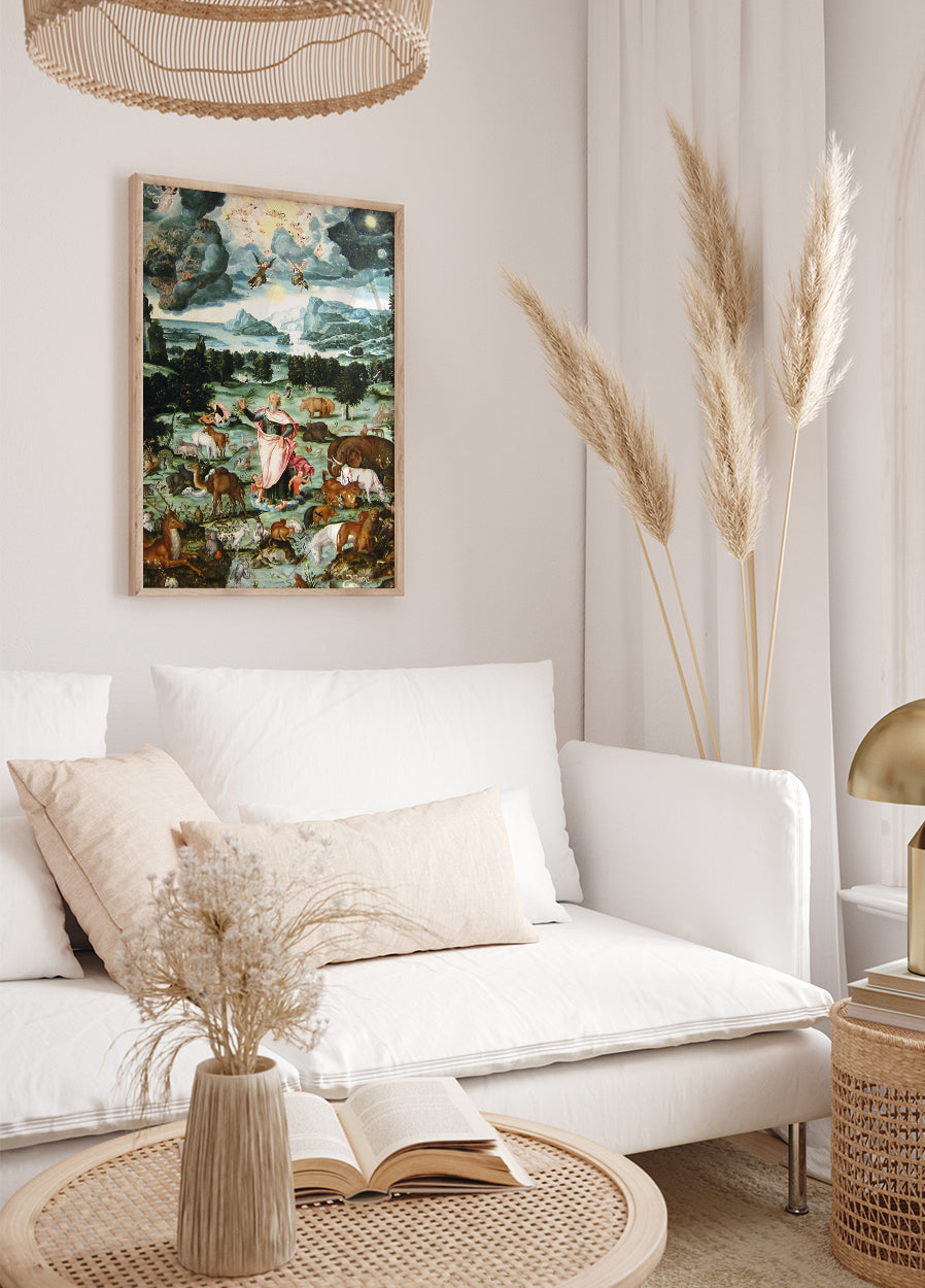 Irdisches Paradies von Hans Bocksberger der Altere Poster - Posterbox.dk