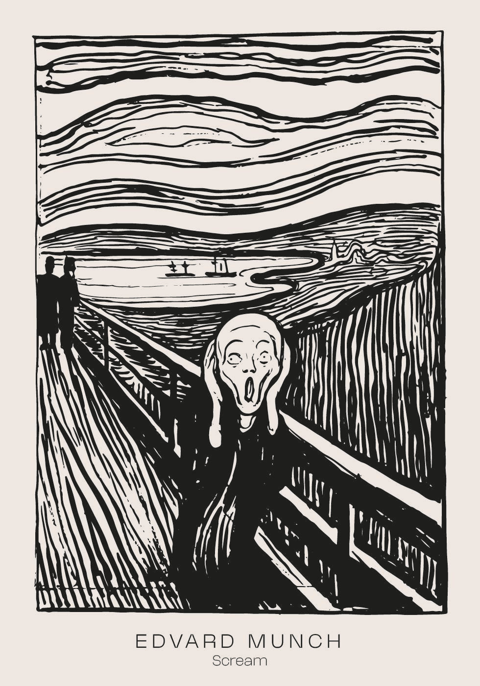 Edvard Munch Scream Poster - Posterbox.dk