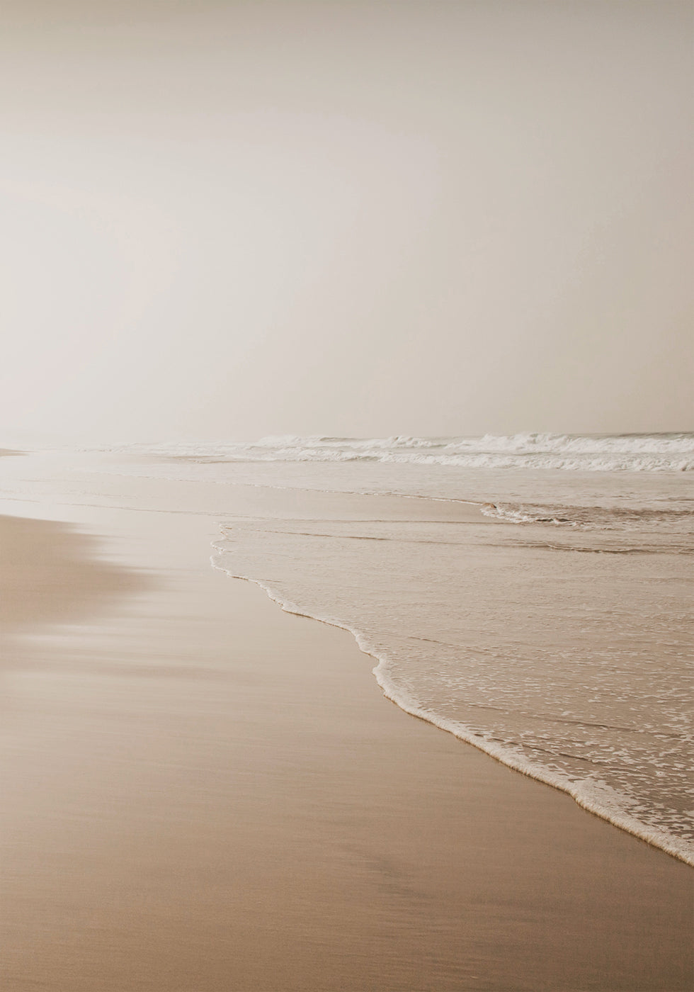 Poster „Leerer Strand“ - Posterbox.dk