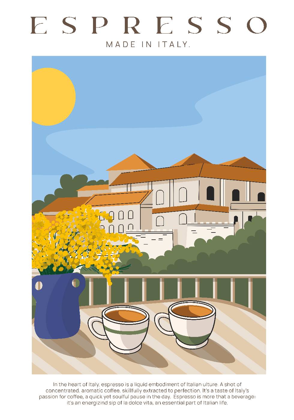 Espresso Italien Poster - Posterbox.dk