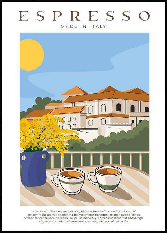 Espresso Italien Poster - Posterbox.dk