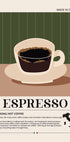 Espresso-Starkkaffee-Poster - Posterbox.dk