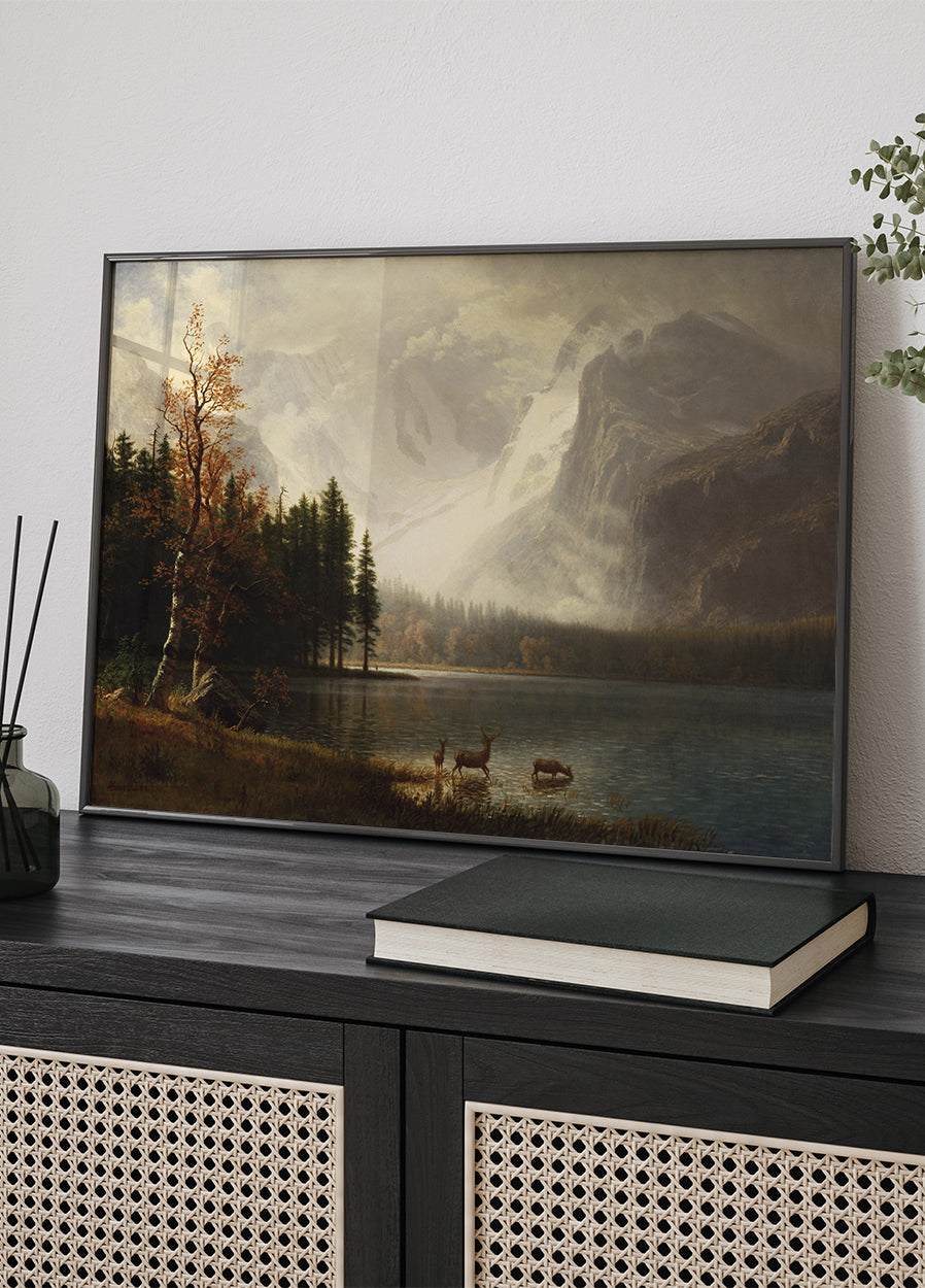 Estes Park Colorado Whyte's Lake von Albert Bierstadt Poster - Posterbox.dk
