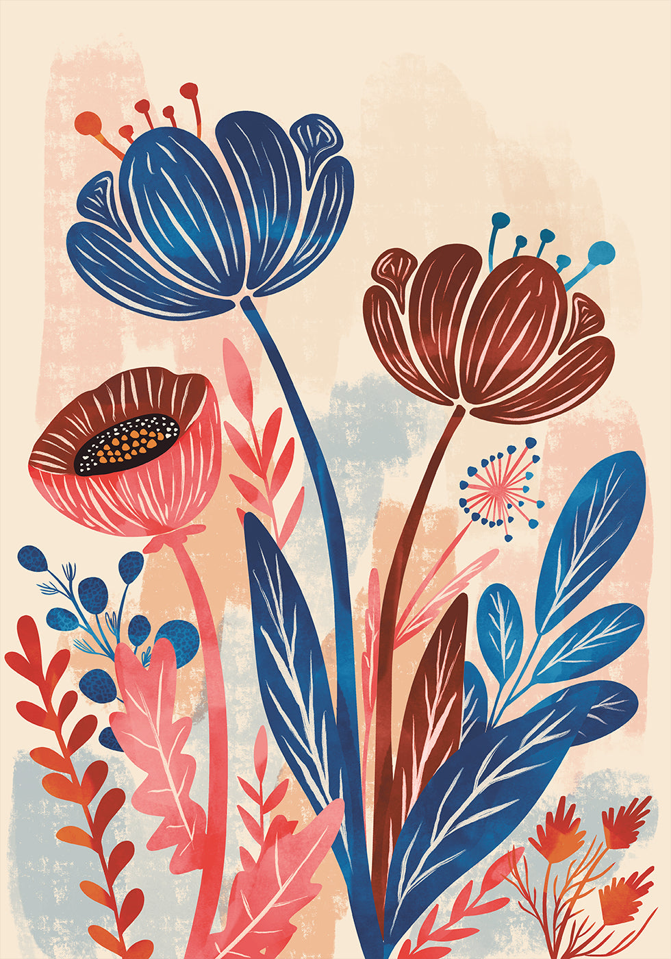 Fabelhaftes Blumen-Poster