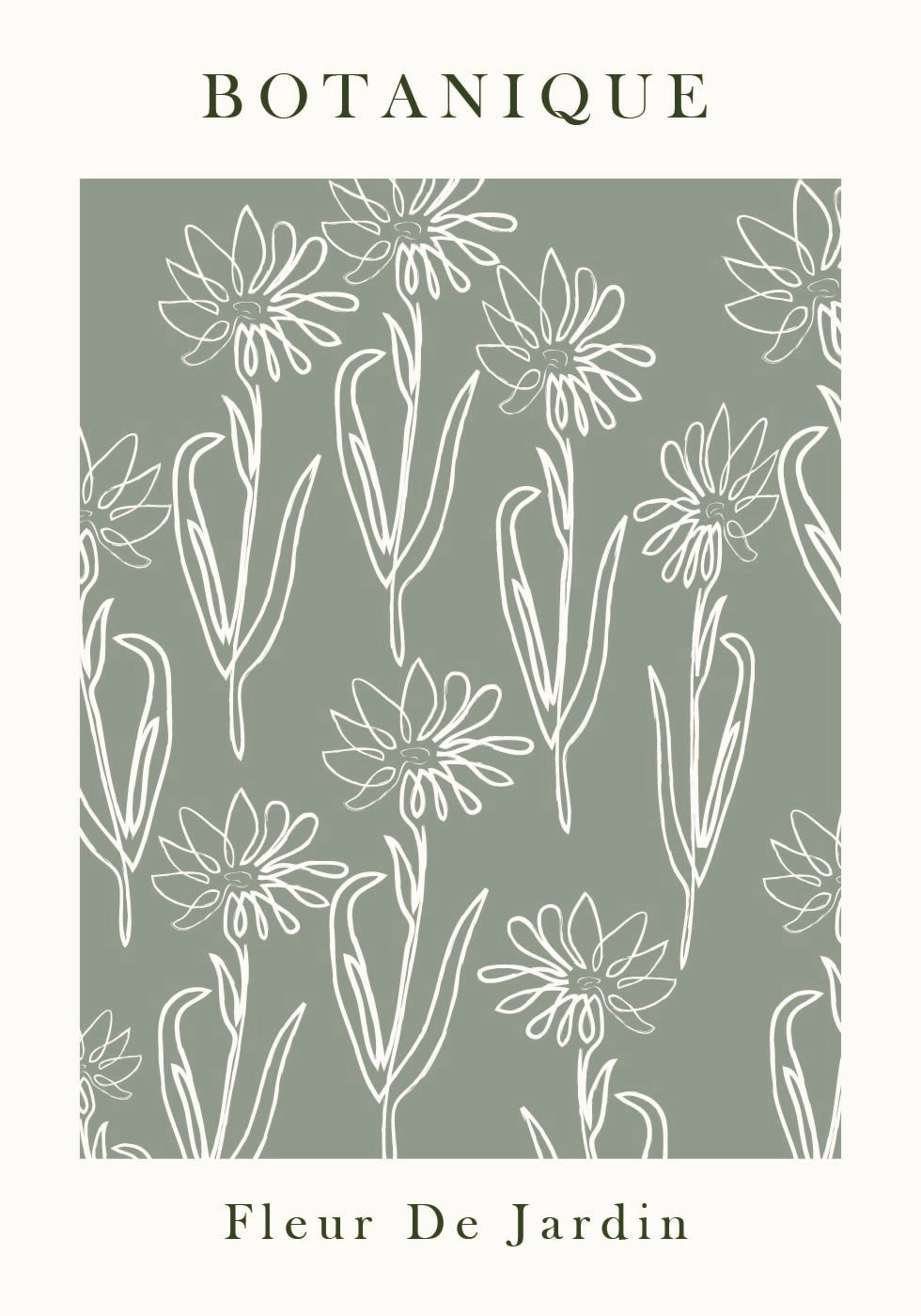 Fleur De Jardin Nr. 2 Poster - Posterbox.dk