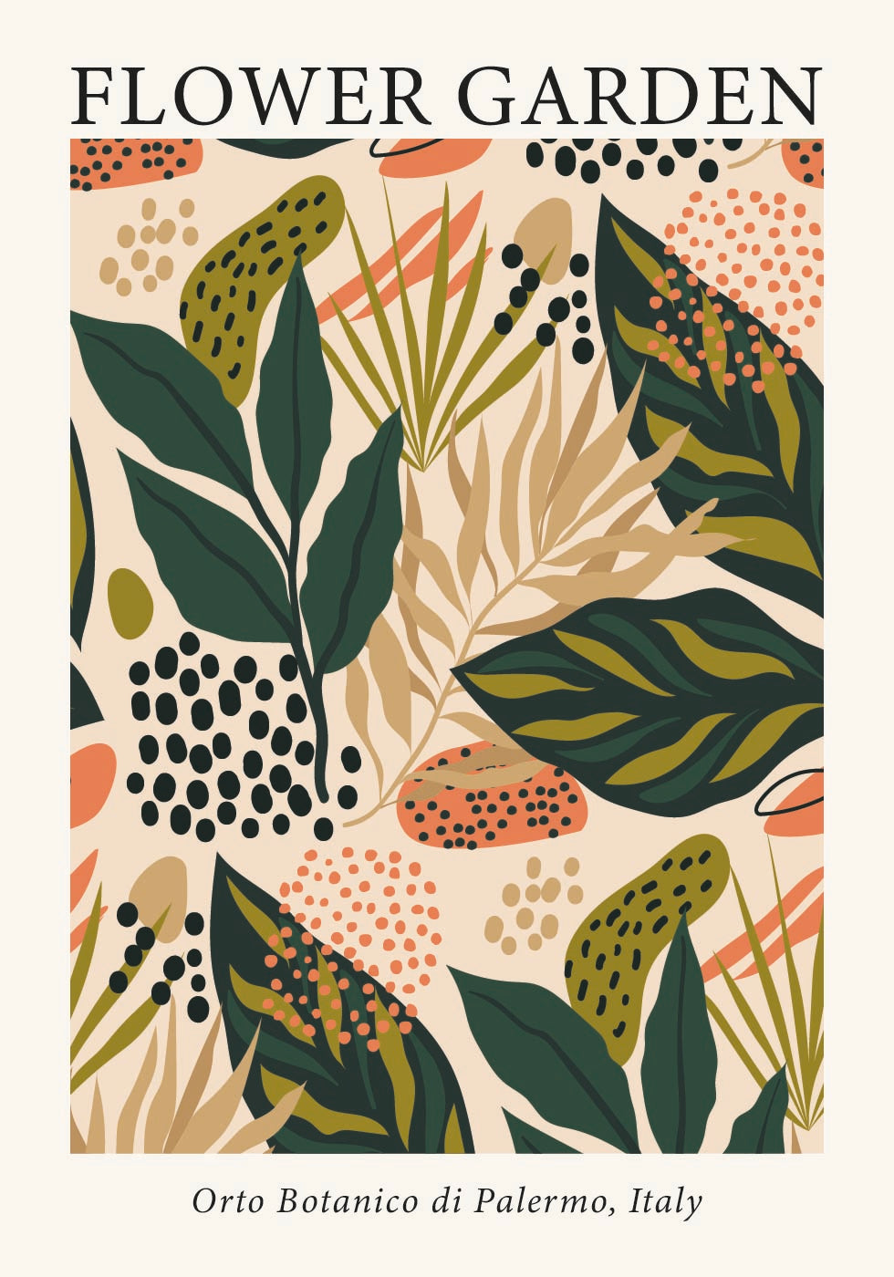 Blumengarten Palermo Poster - Posterbox.dk