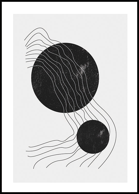 Poster mit geometrischen Objekten - Posterbox.dk