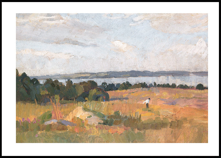 Herbststimmung Am Untersee von Christian Landenberger Poster - Posterbox.dk