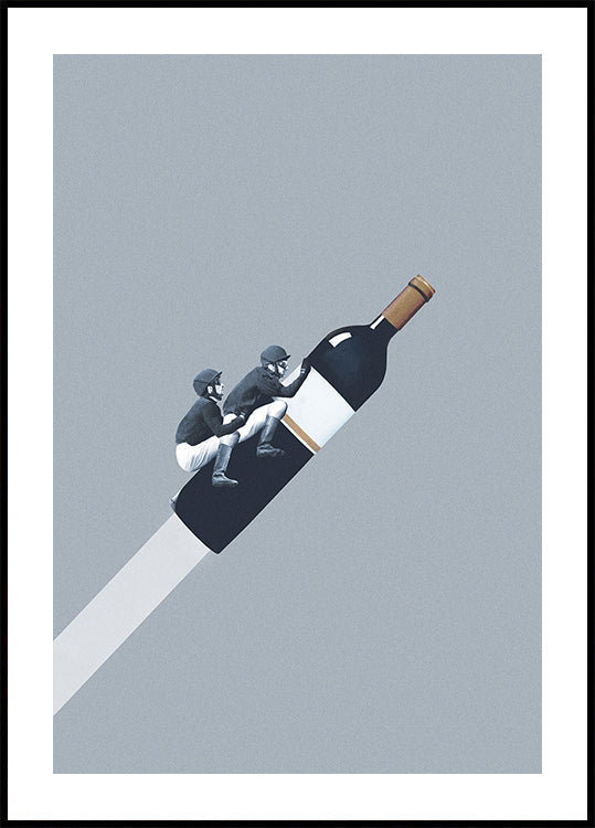 Wir fahren bis zum Morgengrauen Poster