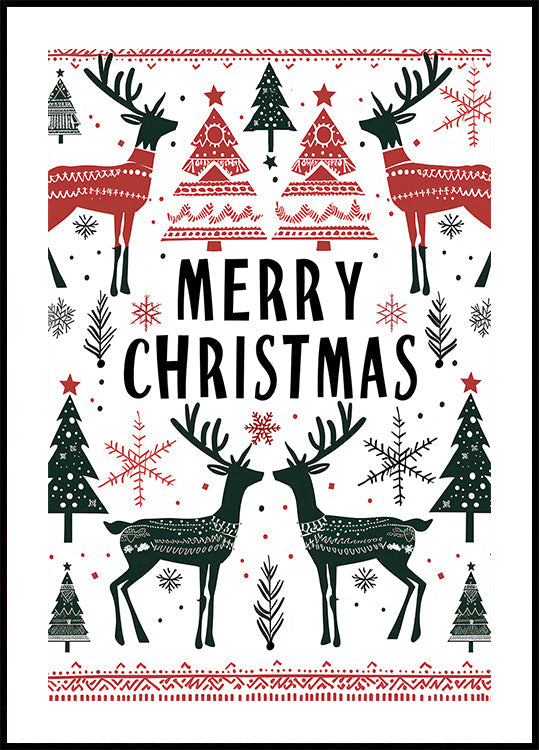 Frohe Weihnachten Nr. 2 Poster