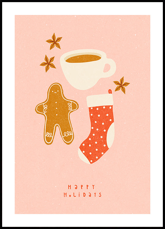 Weihnachtsstimmungsplakat