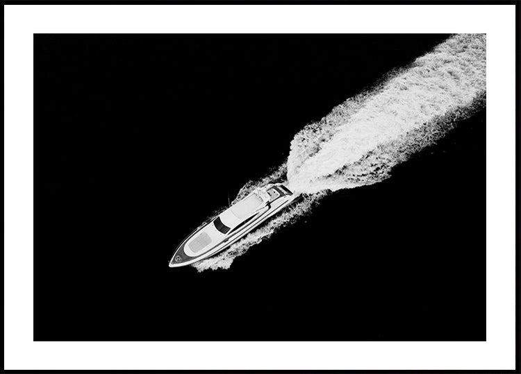 Monochromes Reiseplakat