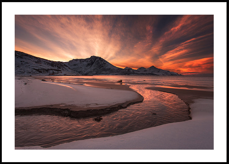 Goldener Sonnenuntergang