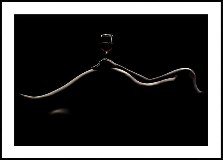 Bodyscape: Poster zur Weinprobe