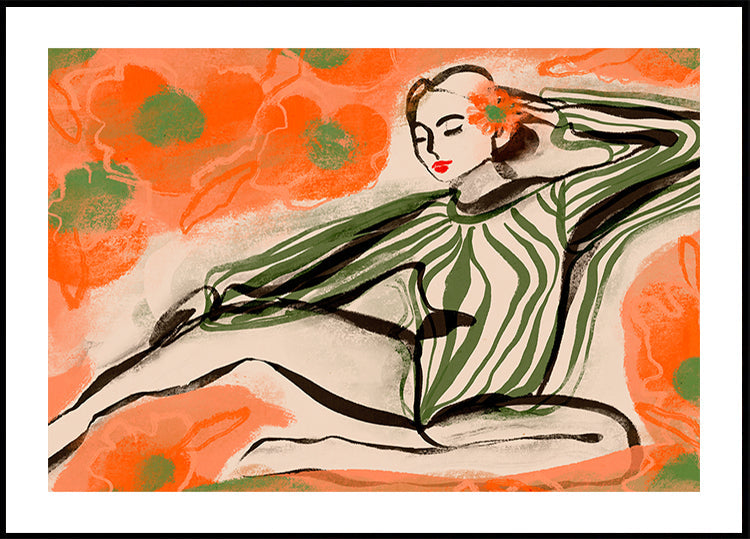 Blumen-Serenity-Poster